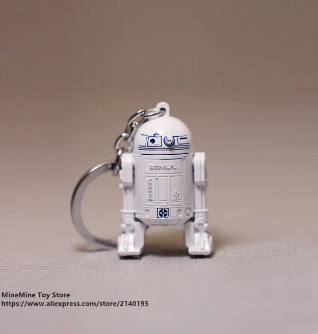 DISNEY Звездные войны R2 D2 Робот 5 см фигурку модель осанки коллекция украшений аниме