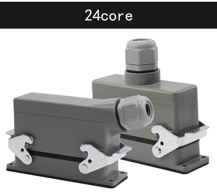 Прямоугольный тяжелых разъем hdc-04/6/10/16/20/24/32/48 ядро авиационная вставка 16A верхние строчки и побочных линий