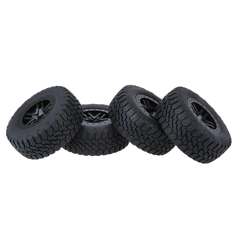 

4Pcs/Set 1/10 Short Course Truck Tire Tyres for Traxxas HSP Tamiya HPI Kyosho RC Model Car Spare Accessories