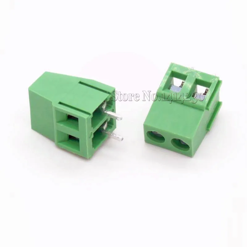 

10Pcs 5mm 2Pins 2P 2 PINS PCB Screw Terminal Block Connectors 300V 10A DG128 KF128 KF128-2P pitch:5.0MM/0.2inch, Green