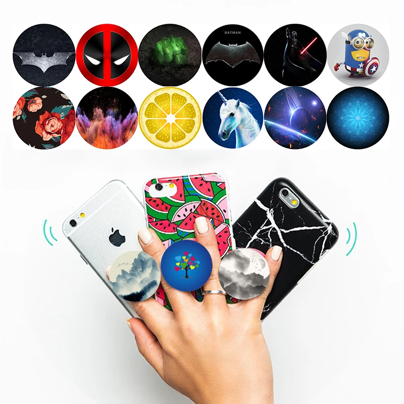

2019 Colourful popsoket Mobile Phone Holder Universal pocket socket Expanding Stand and Grip Mount Finger Ring Попсокет popsoce