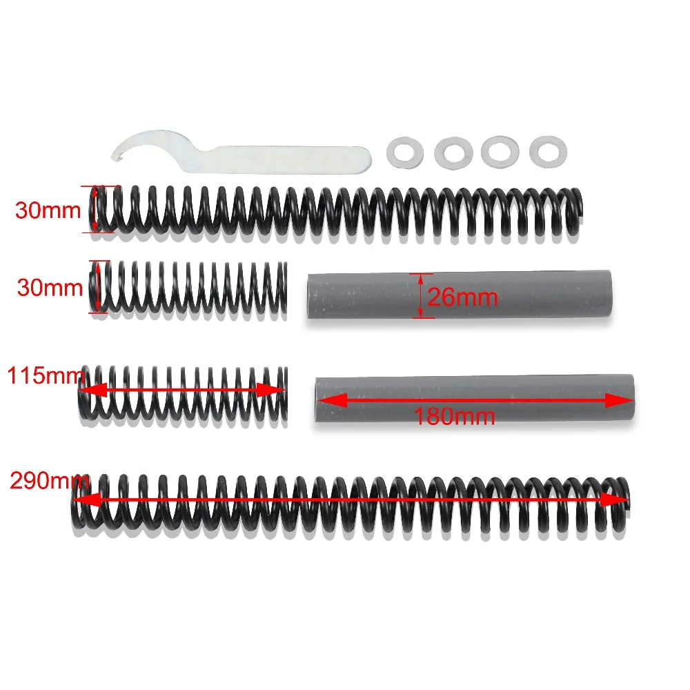 Передняя понижающая прогрессивная подвеска вилка пружины комплект мотоцикл 39 мм вилка для Harley Sportster XL883 XL1200 1988- Низкое железо