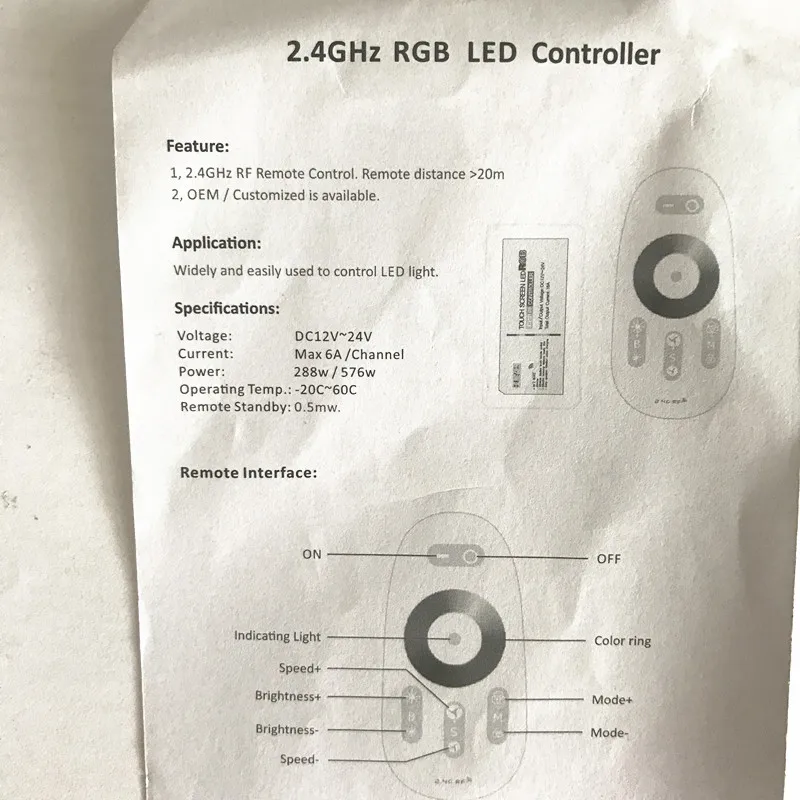 RGB RGBW светодиодные полосы Водонепроницаемый 5050 300 LED 5 м IP65 ленты + 2.4 г RF Touch Пульт дистанционного управления + 12 В Адаптеры питания 10 м 20 м 25 м 30