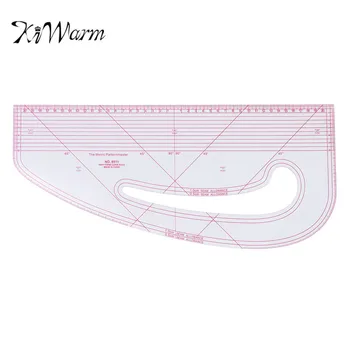 

KiWarm Useful Pattern Maker Fashion Designing Ruler Multi Purpose Garment Making Marking Curve Sewing Patchwork Tool