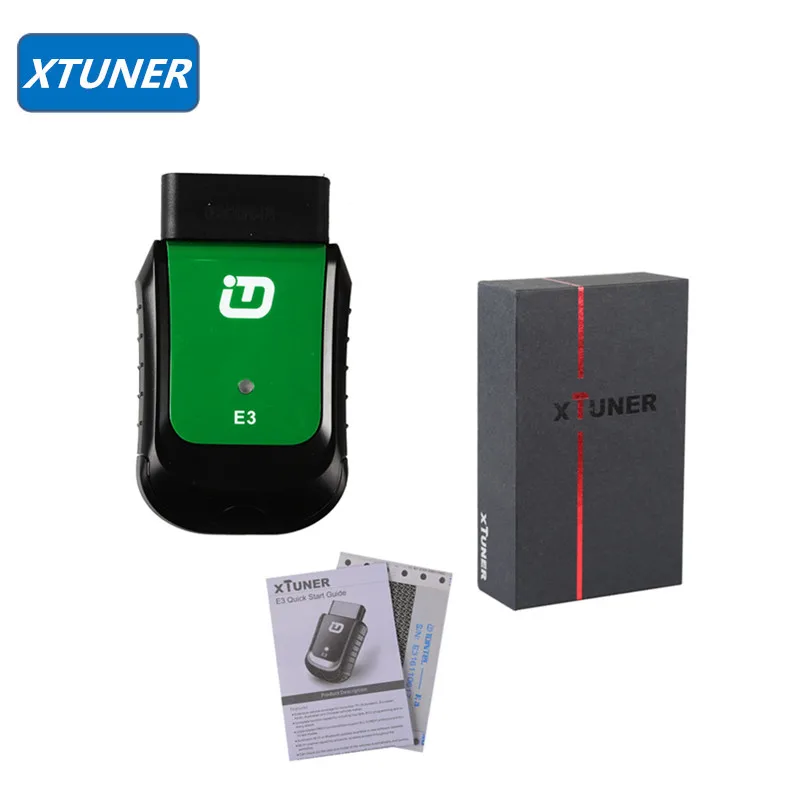 

Origional XTUNTER E3 Easydiag OBDII Full Diagnostic Tool with Special Function Support WINDOWS 10 Green and Black Color