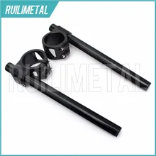 Alta Qualidade CNC 51 MM Clip On Ons guidão handle bar Para KAWASAKI NINJA ZX6R 636 600 09 10 2009 2010