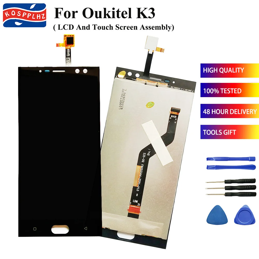 KOSPPLHZ для Oukitel K3 ЖК дисплей и фотография 100% Протестировано + Инструменты|Экраны