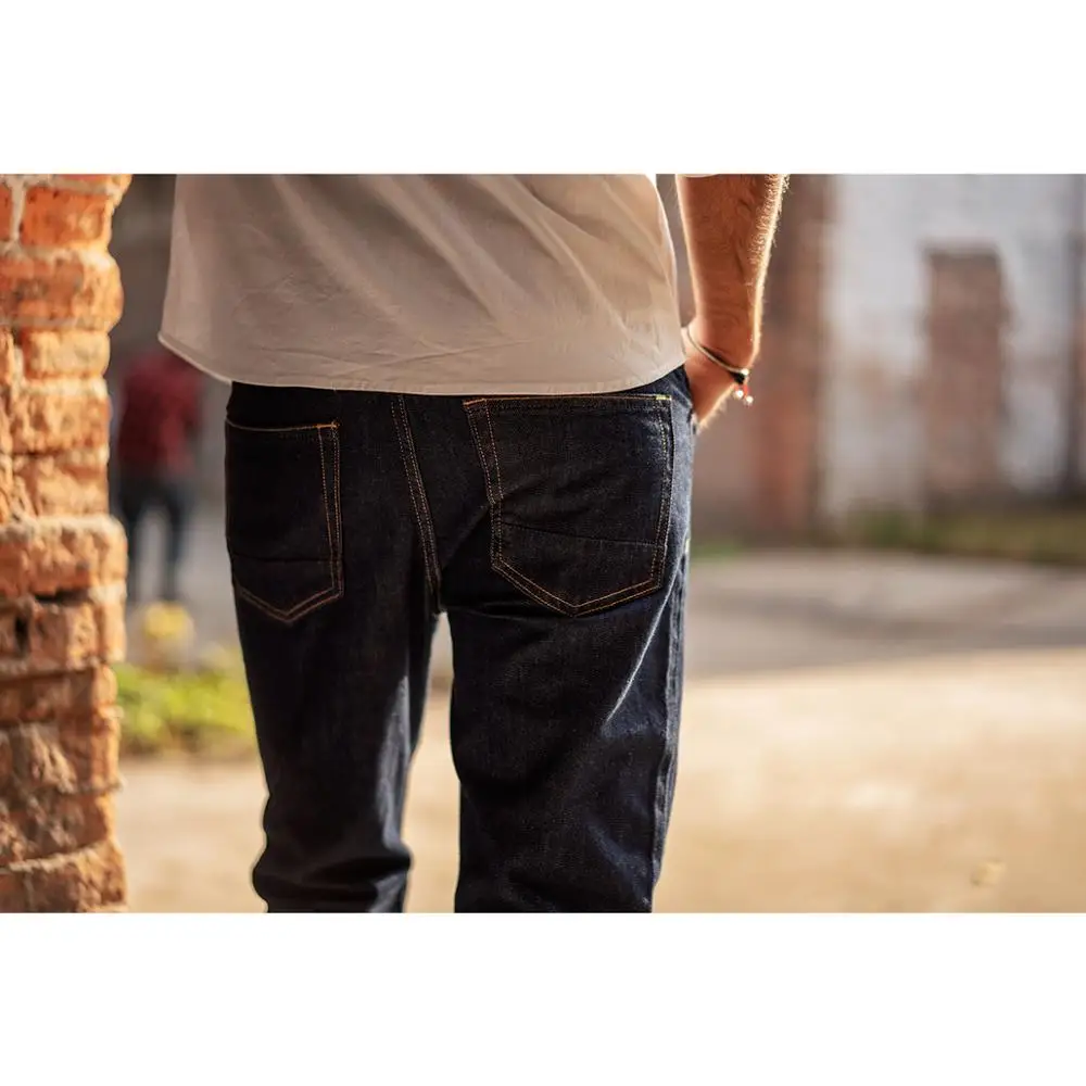 SIMWOOD Washed Slim Fit Jeans Men Classical Vintage High Quality 2019 Spring Summer New Casual Streetwear Denim Trousers 190026