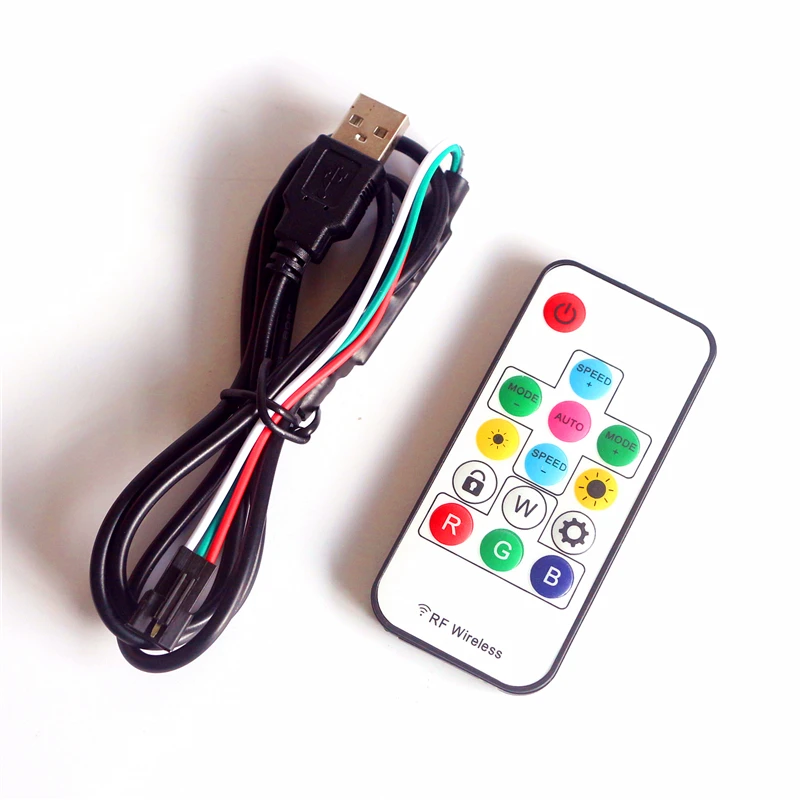 USB Волшебная цветная светодиодная лента контроллер с 14 клавишами RF беспроводной