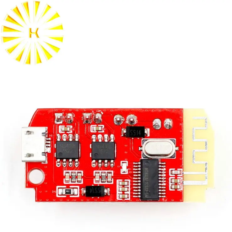 

CT14 Micro 4.2 Stereo Bluetooth Power Amplifier Board Module 5VF 5W+5W Mini with Charging Port for Refitting Idle Sound Box