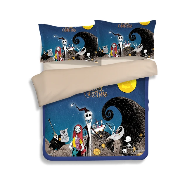 nightmare before christmas bedding set bedclothes unique design nightmare before christmas sheets queen