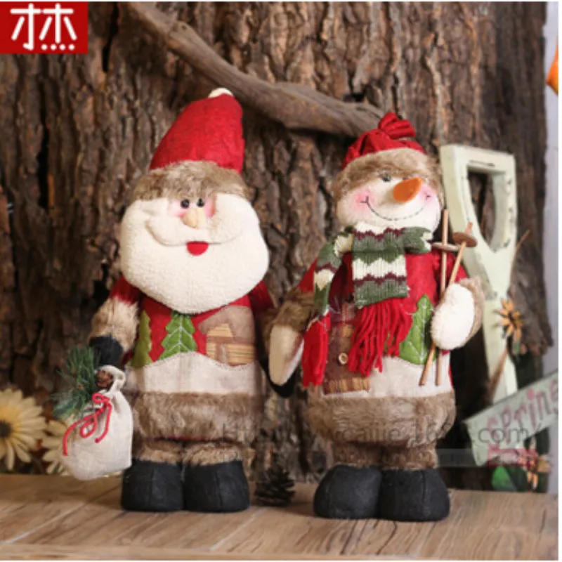 Adornos Navidad 2017 Fashion 35cmx13cm Christmas dolls 