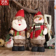 Adornos Navidad 2017 Fashion 35cmx13cm Christmas dolls Santa Claus Snow Man Christmas Gifts Christmas Decoration For Home