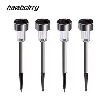 

10pcs/Lot Solar panel LED Spike Spot Light Spotlight Landscape Garden Yard Path Lawn Solar Lamps Outdoor Grounding Sun Light