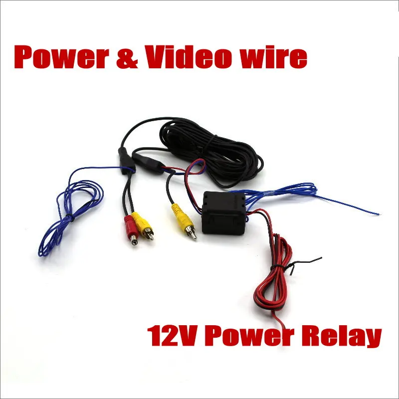 

Car Capacitor Filter / 12V DC Relay / Rectifiers For Car Rearview Backup Camera Video & Power Wires Cables Stabilized
