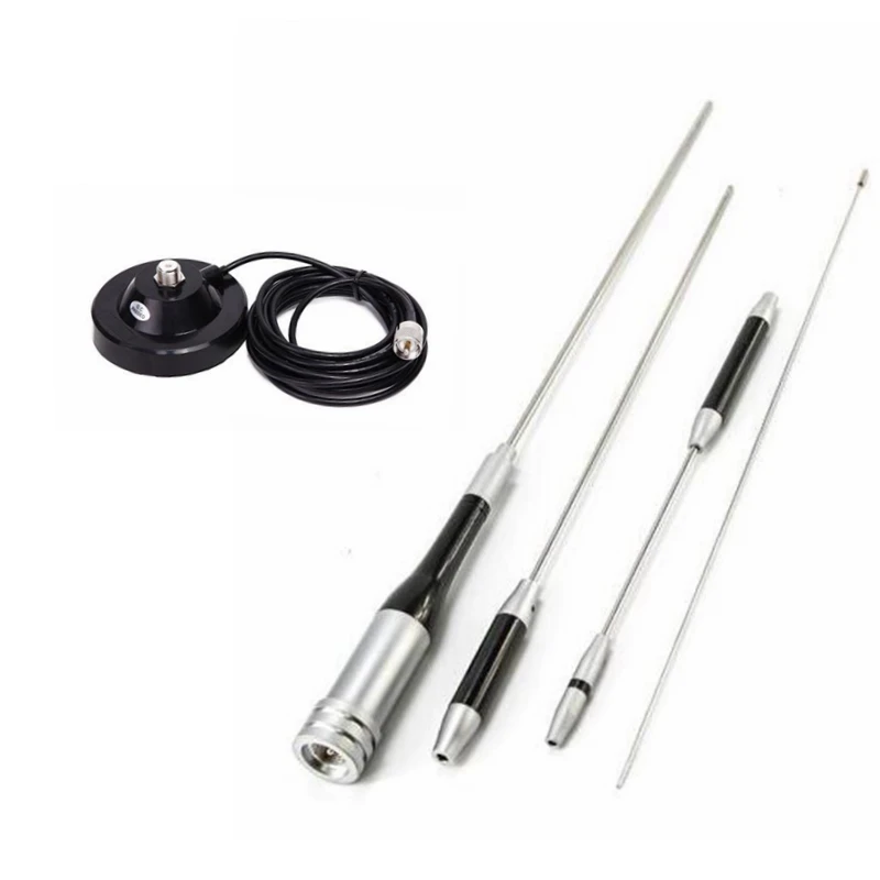 

TH-9800 Car radio antenna SG7900 antenna +Antenna Mount+5 METERS CABLE U/V144/430Mhz DIAMOND SG-7900 Mobile Car Antenna 7900 218
