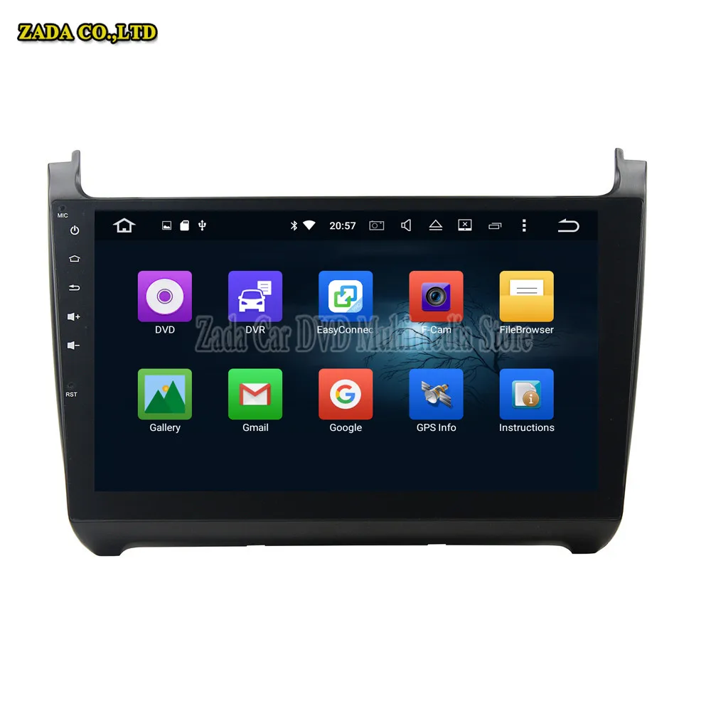 NAVITOPIA 10 1 дюймов 4 Гб + 64 8 Core Автомобильный gps навигация для VW POLO 2015 с Bluetooth/wi fi