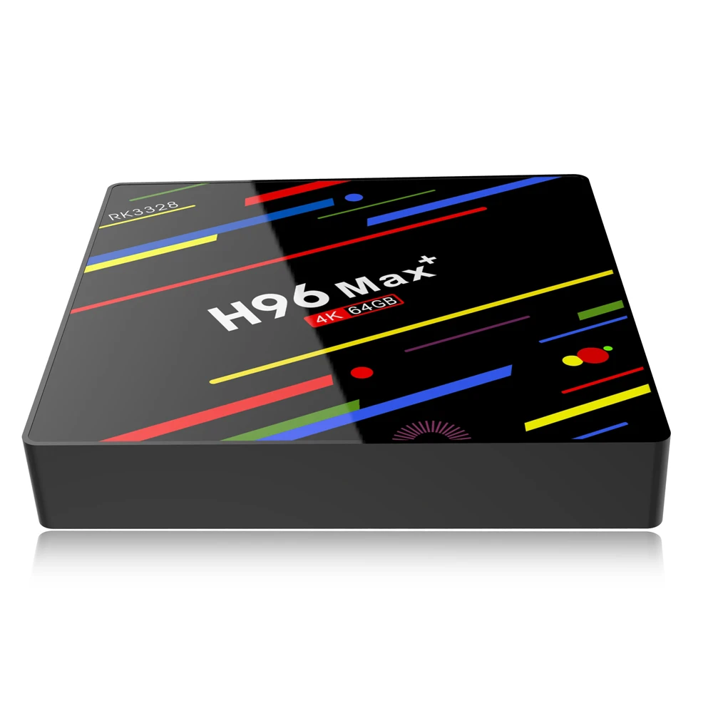 LEORY H96 Max Plus Smart TV Box RK3328 4G/64G Android 8.1 USB3.0 Voice Control Set-top Box Support HD Netflix 4K