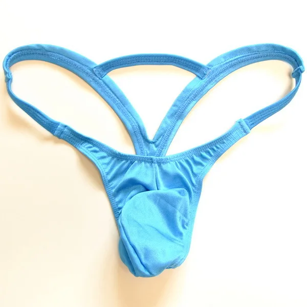 Men Pouch Jockstrap Bikini G-String Underwear T-Back Briefs Lingerie Swimwear