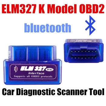 

Free shipping Car code reader decoder tester Super Mini ELM327 Car Bluetooth OBD2 car diagnostic Scanner Tool