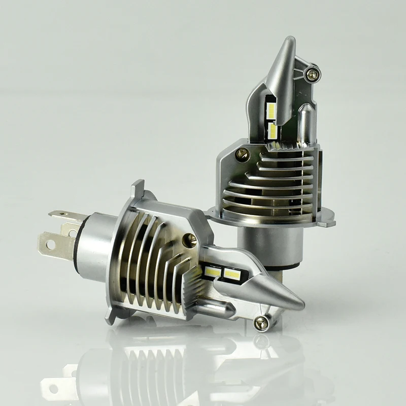 CNSUNNYLIGHT J20 Car LED H4 HB2 9003 Compact Headlight Bulb 12000Lm P43T HS1 Motorcycle Headlamp 6000K White Light Plug-Play (1)