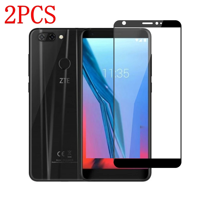 

2PCS Full Cover Tempered Glass For ZTE Blade V9 Screen Protector protective film For ZTE Blade V9 Vita glass