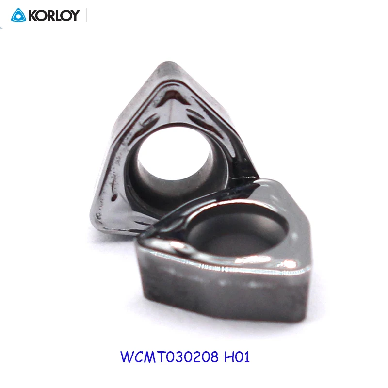 

10pcs WCMT030208 H01 Korloy Original milling cutters lathe tools lathe cutter ferramentas turning tool milling cutter