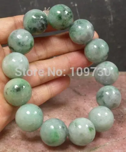 

001483 Green 100% Natural A stone stone Bead (A0427) Bracelet