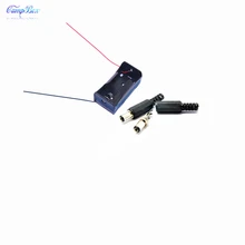 10 шт. 1xd-тип батарея Чехол держатель Гнездо распределительная коробка для проводов с 15 см провода, 5,5/2,1 DC разъем