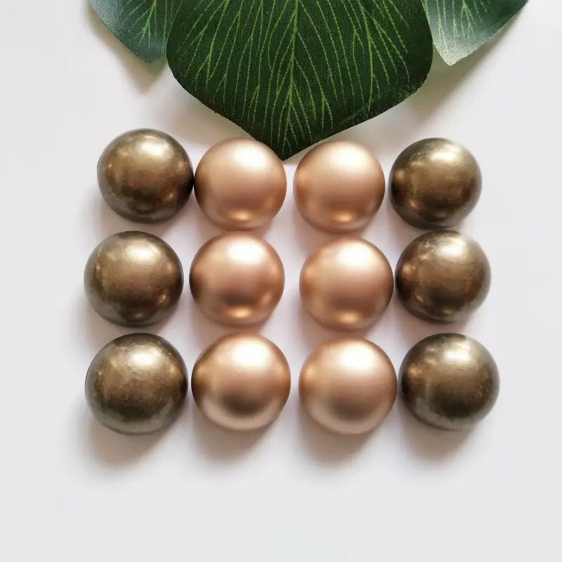 

20pcs/lot Fashion One-Hole Metal Buttons Sewing-On Antique Brass Round Buttons For Clothes Craft DIY Decorate 25mm High Quality