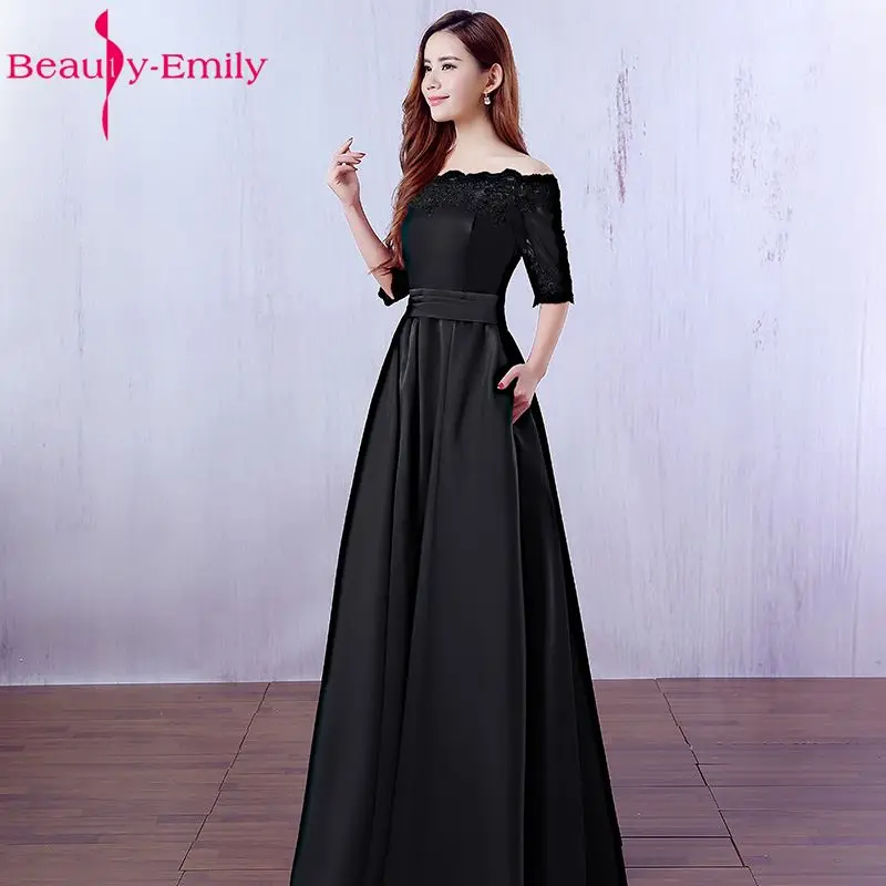 Beauty Emily Elegant Wine Red Long Evening Dresses 2019 Lace Up Boat Neck Women Party Prom Dresses Robe De Soiree Beauty Emily Elegant Wine Red Long Evening Dresses 2019 Lace Up Boat Neck Women Party Prom Dresses Robe De Soiree