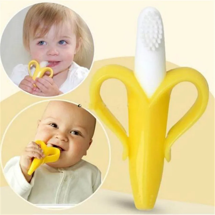 

1PC High Quality Silicone Toothbrush And Environmentally Safe Baby Teether