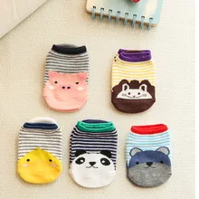 Spring Summer Super Cute Cartoon Baby floor Socks Non-slip Breathable Newborn Striped Cotton Hosieries Infants Animal Ship Socks