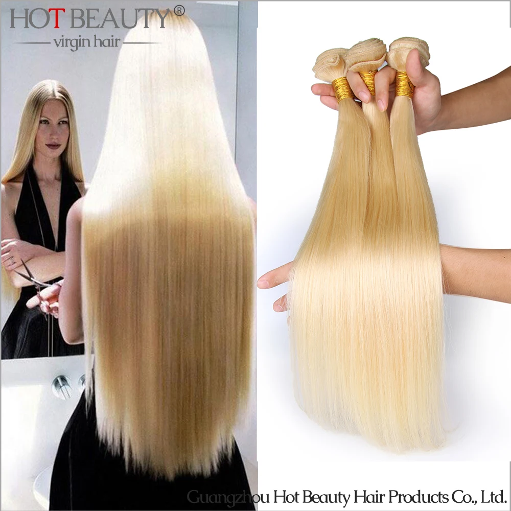 Buy 613 Blonde Virgin Hair Russian Silky