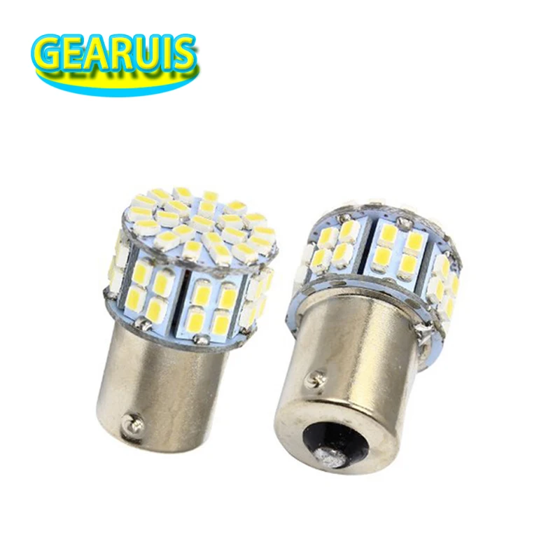 Бесплатная Доставка почтой Гонконга! 100 шт./лот S25 P21W 1156 BA15S BAU15S 50 SMD 1206 3020 LED 50SMD