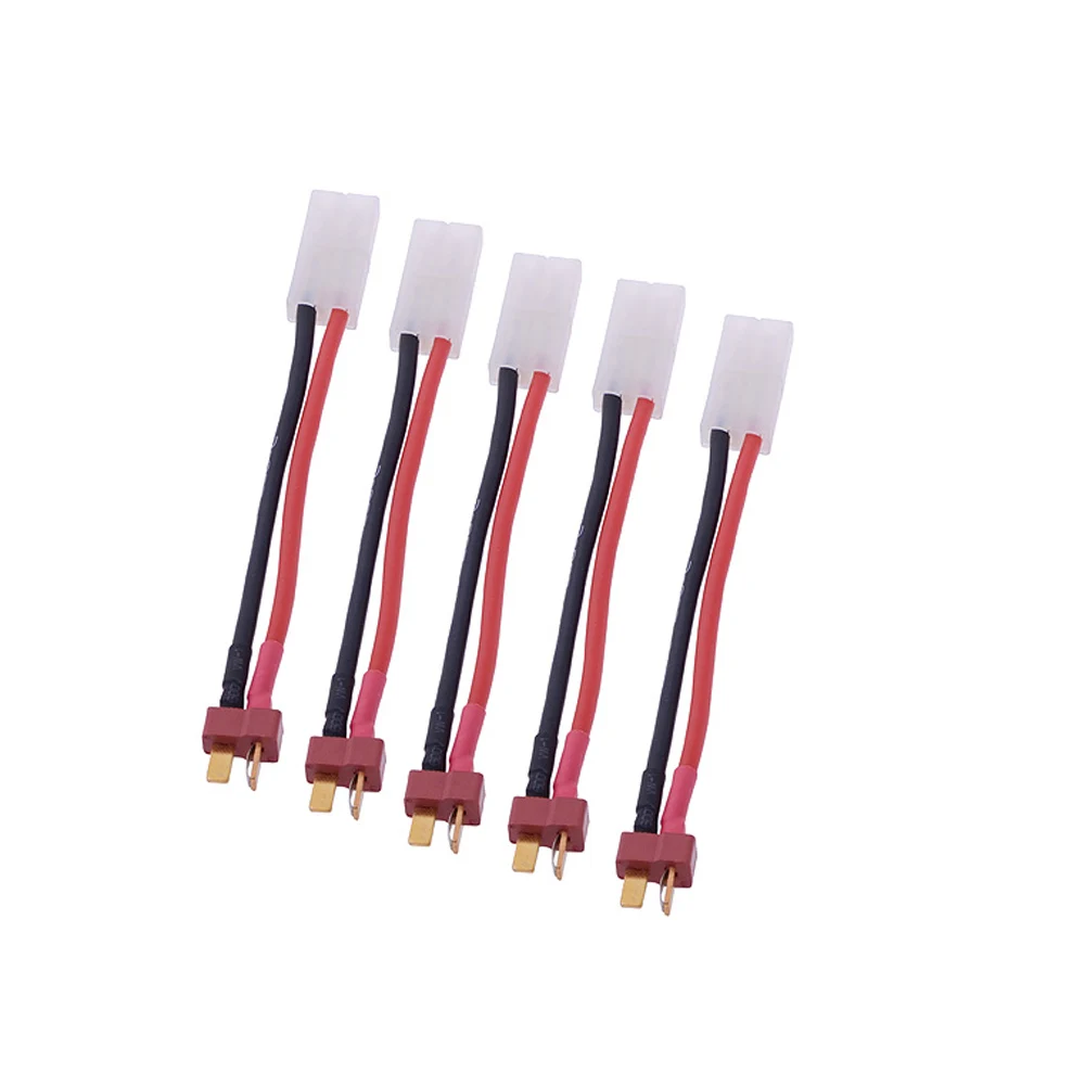 

5Pcs Deans Charging adapter T Male Plug to Female Tamiya Head Male For RC Car Lipo Battery Charger