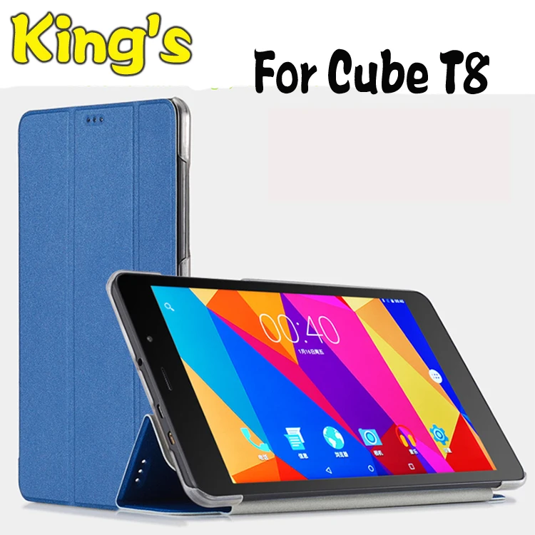 

PU Leather Case Cover For 8" CUBE T8 T8s T8 Plus T8 Ultimate Tablet,Protective Case For CUBE Free Young X5 PC With 3 Free Gifts