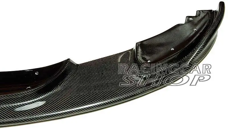 HAM Style Real Carbon Fiber Front Lip Spoiler For BMW E92 3-Series COUPE 2D MTech MSport front bumper 2007-2010