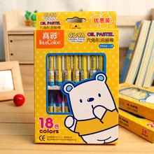 18 шт./упак., милый цвет, 18 цветов, шестиугольное масло для головы, пастель для школы и офиса