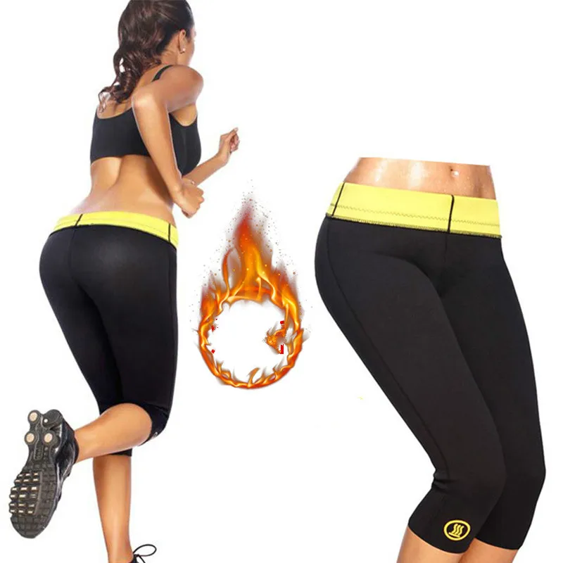 

S-4XL New Hot Pants/New Ms. Shaped Rubber T-Shirt Control Pants Sweat Body Top Stretch Slim Fit Set plus size thermal pants
