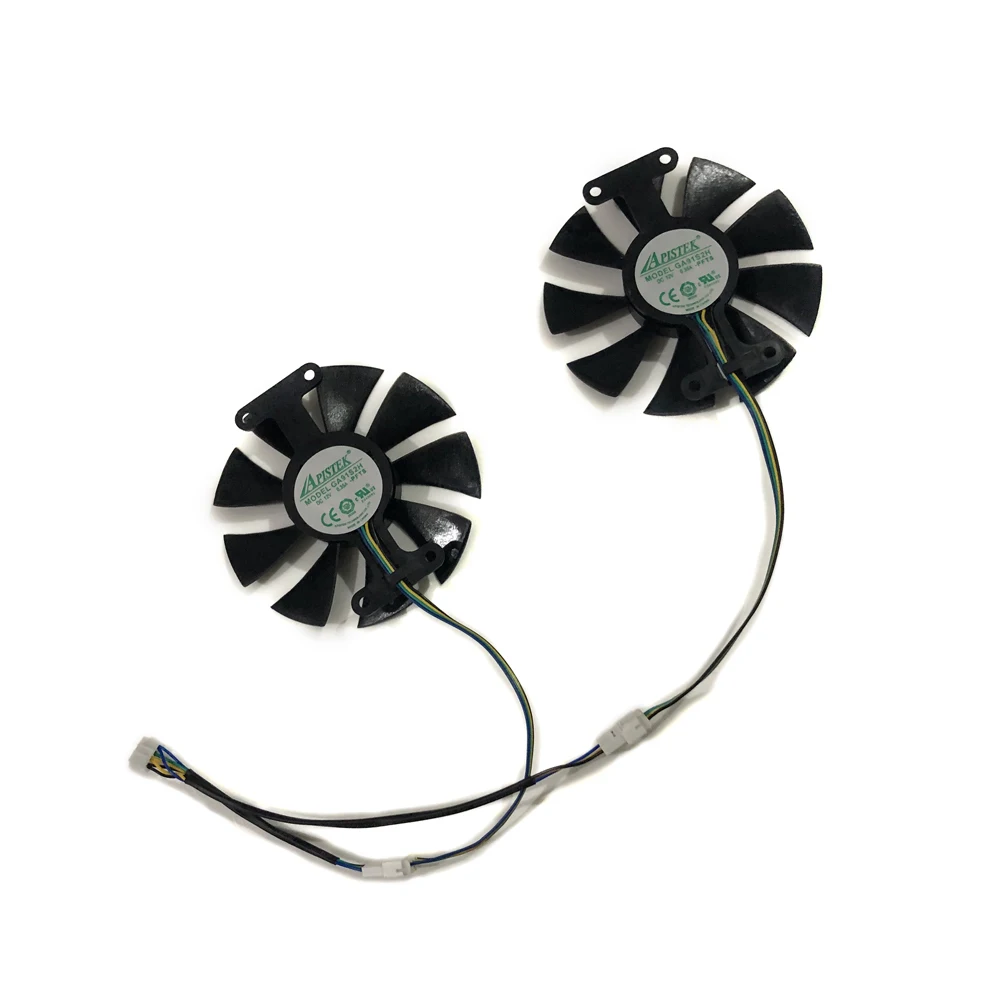 2 шт./компл. GTX1060 6GD5 X Gaming OC охлаждающий вентилятор GPU для ZOTAC GeForce GTX 1060 3GD5 BT SM A