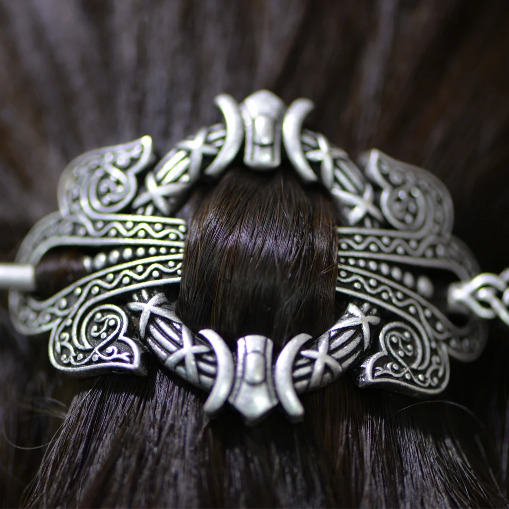 LANGHONG 1 шт. шпильки для женщин Viking заколка для волос ювелирные изделия для женщин растительное ювелирное изделие в виде заколки