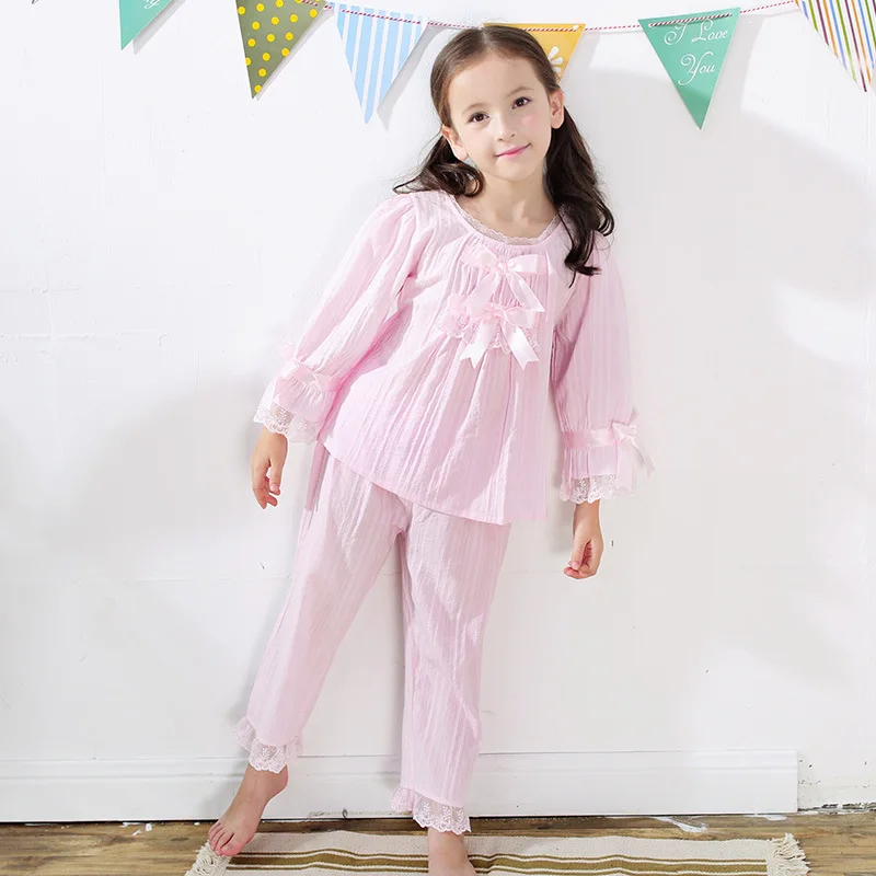 Г. Весенне-осенние детские комплекты пижамный комплект для девочек, костюм принцессы с длинными рукавами из хлопка одежда для малышей от 3 до 10 лет
