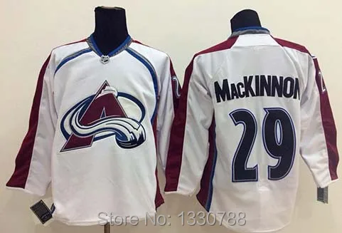 Youth #29 Nathan MacKinnon Jersey Colorado Avalanche Home Away Red White  Blue Kids Children Stitched Jerseys Free Shipping - AliExpress