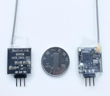 Radyolink R6DSM 2.4G 10 kanal Alıcısı DSSS FHSS Yayılmış Spektrum için Radyolink Vericiler AT9 AT9S AT10 AT10II