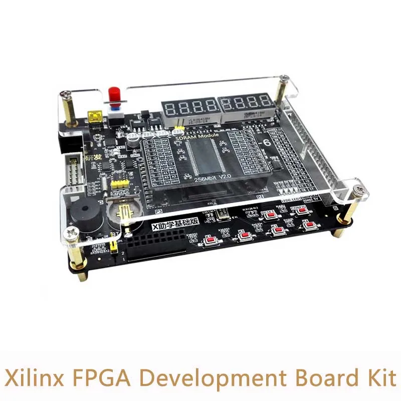 

Xilinx FPGA Development Board Kit Spartan-6 XC6SLX9 Development Board + 256Mbit SDRAM + VGA Module XL012