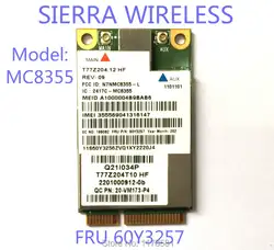 Sierra Беспроводной 3g карты MC8355 Gobi3000 HSPA + EV-DO REV A 14 Мбит/с/3,1 Мбит/с FRU 60Y3257 для lenovo IBM gps