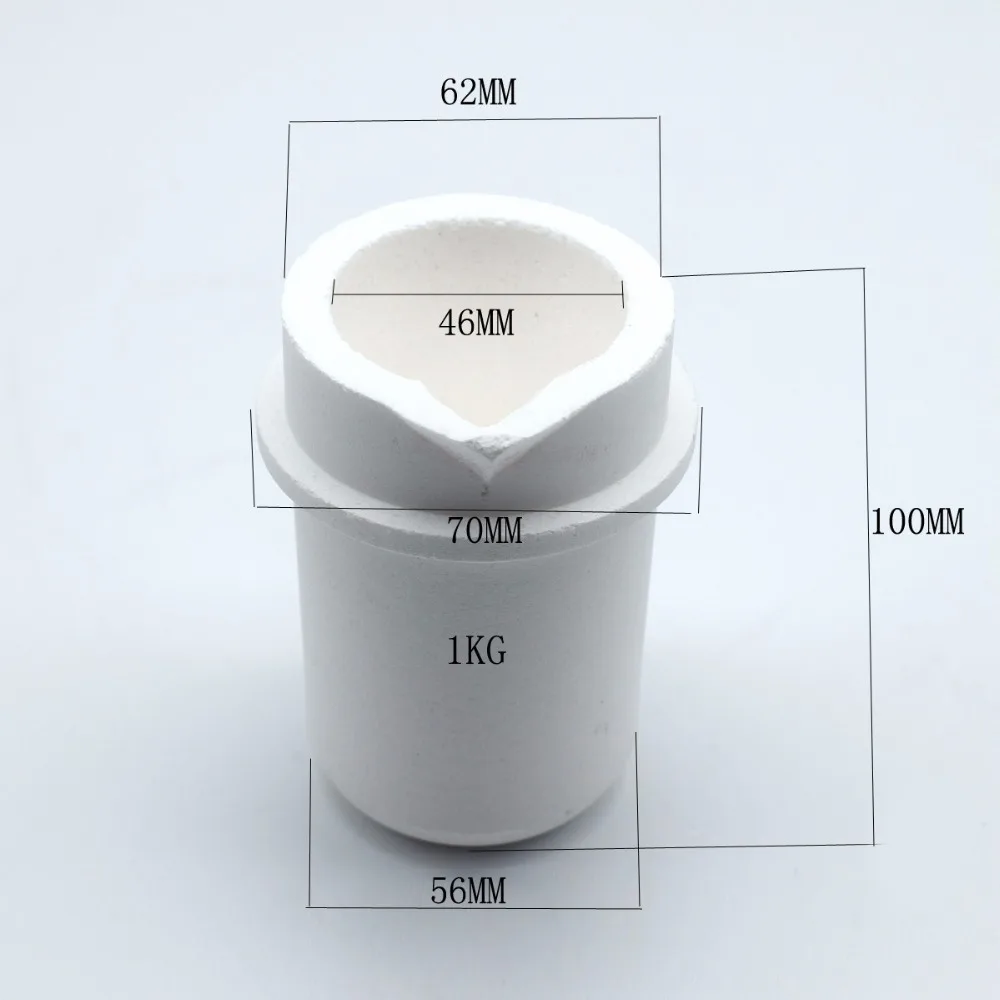Высокая температура кварцевого кремния плавления тигель емкость 1 кг/2 кг/4 кг для золота и серебра ювелирные изделия инструменты и оборудование