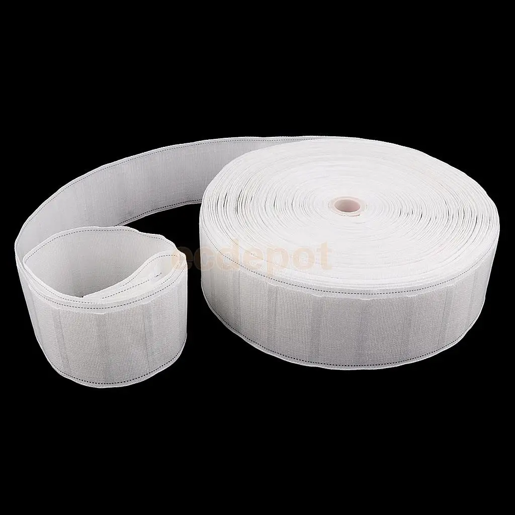 ROLL/53 meter Pinch Pleat Curtain Tape Drape Window Blinds Heading Tape