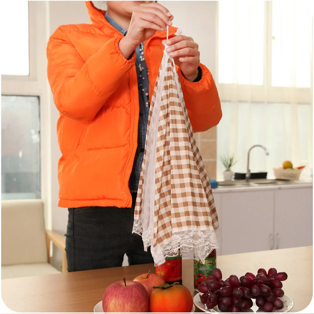 Кухонное складное покрытие для еды зонтик гигиеническая сетка Стиль кухонное блюдо крышка кухонные принадлежности дропшиппинг